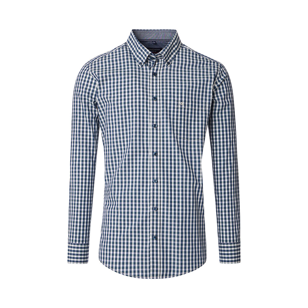 Casa Moda Gingham Long Sleeve Shirt