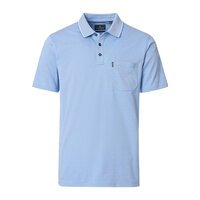 Casa Moda Cotton Mix Marle Weave Polo with Pocket
