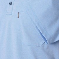 Casa Moda Cotton Mix Marle Weave Polo with Pocket