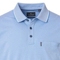 Casa Moda Cotton Mix Marle Weave Polo with Pocket