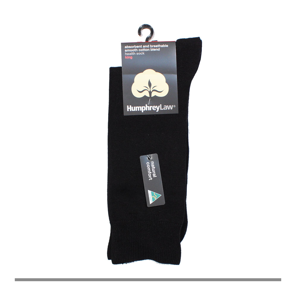 H Law Cotton Health Socks Sizes 10 to 13