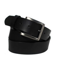 Buckle Solid Leather Belt 35mm Fashion Belt